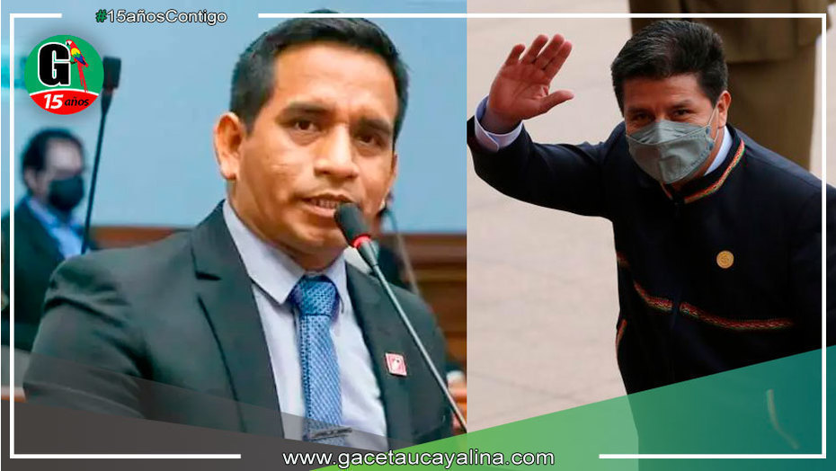 Congresista Elvis Vergara Mendoza, pide al presidente Pedro Castillo, cumplir con sus compromisos