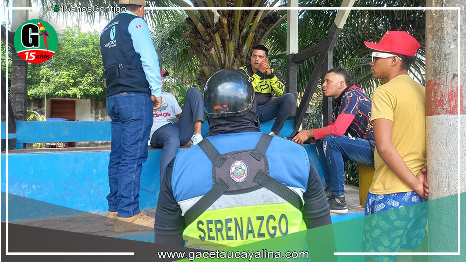 Serenazgo de Yarinacocha acude a llamado de auxilio por presencia de personas de mal vivir
