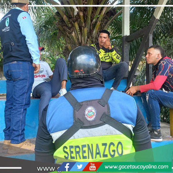 Serenazgo de Yarinacocha acude a llamado de auxilio por presencia de personas  de mal vivir