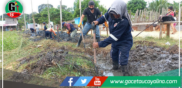 Municipalidad de Yarinacocha atiende pedido de I.E. Nuevo Amanecer