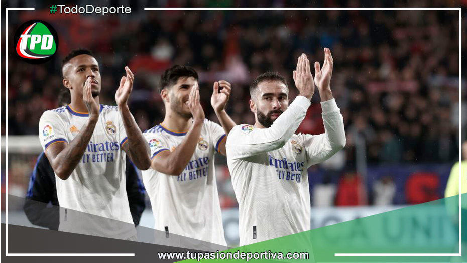 Real Madrid ganó 3-1 ante Osasuna y ya sueña con alzar la copa de LaLiga
