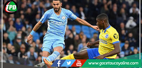 Manchester City retoma el liderato de la Premier tras golear al Brighton 