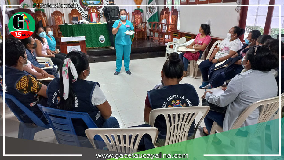 Capacitan a actores sociales de Yarinacocha para que aprenden a brindar información a las madres