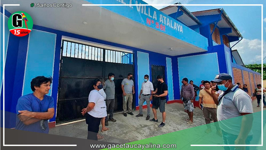 Congresista Elvis Vergara constata obras de E.I.E. no cuentan con equipamiento adecuado para su funcionamiento