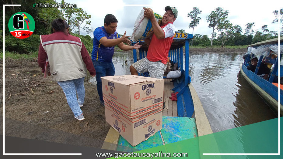 Municipalidad de Yarinacocha lleva productos lácteos a comunidades