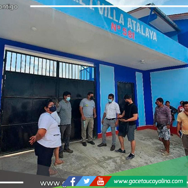 Congresista Elvis Vergara constata obras de E.I.E. no cuentan con equipamiento adecuado para su funcionamiento