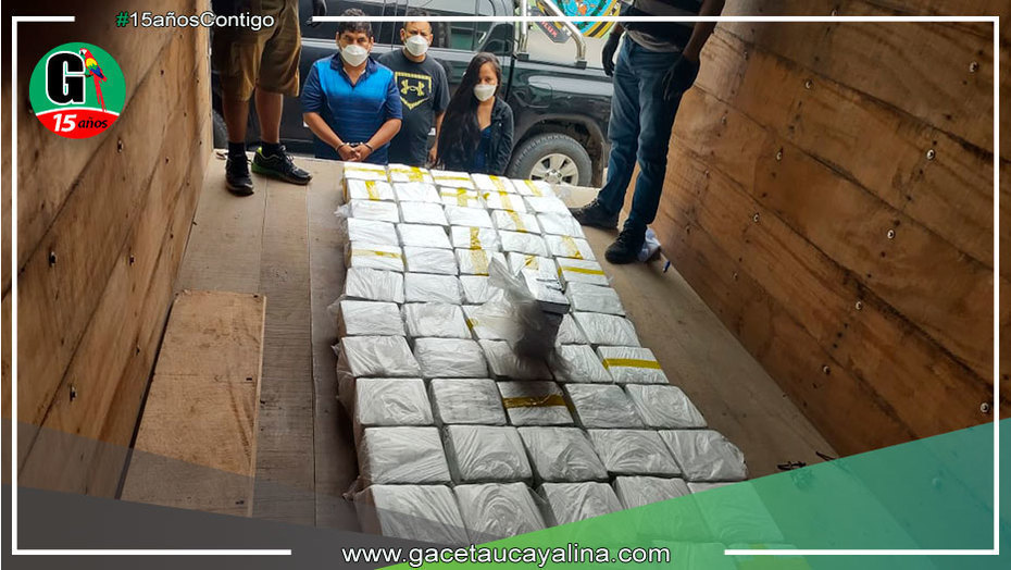 Hallan más de 340 kilos de droga en camión que circulaba por el distrito de Von Humboldt