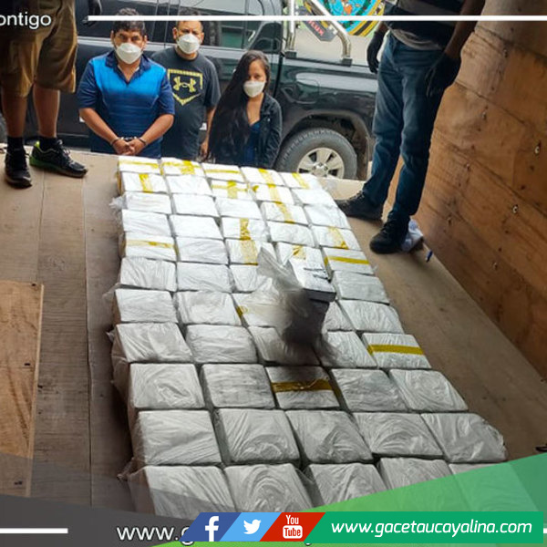 Hallan más de 340 kilos de droga en camión que circulaba por el distrito de Von Humboldt 
