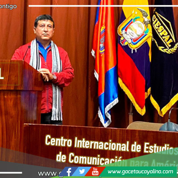 Centro de Estudios Superiores CIESPAL en Ecuador invita a Ex Coronel Juan Silva Bocanegra 