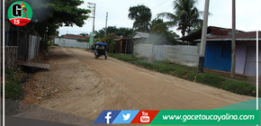 Entregan enripiado de un kilómetro y siete alcantarillas en A.H. Las Flores en el distrito de Manantay