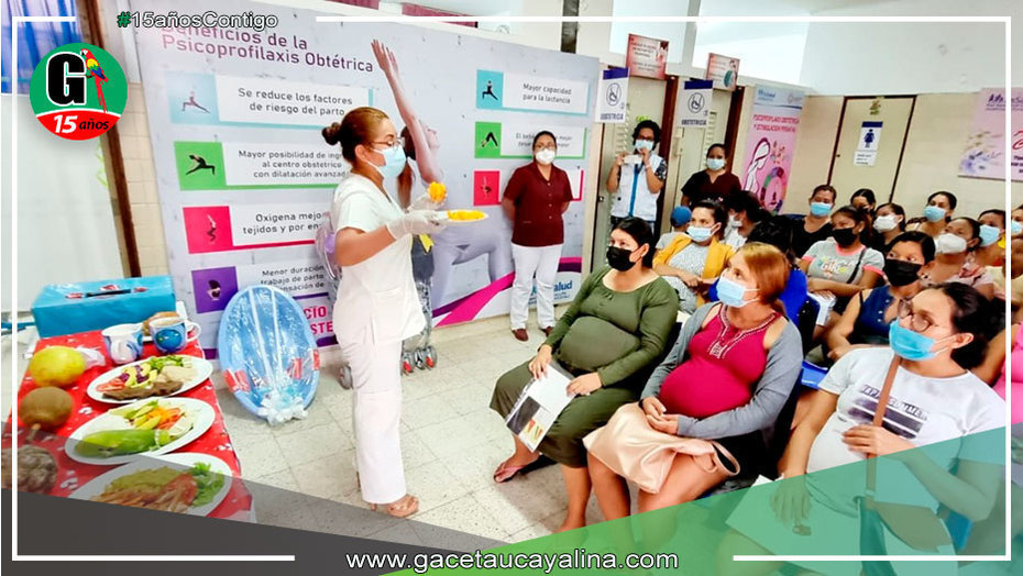 EsSalud Ucayali desarrolla actividades de sensibilización por la Semana de la Maternidad Saludable, Segura y Voluntaria