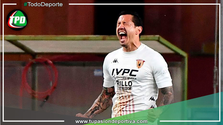 Gianluca Lapadula anotó en la victoria de Benevento sobre Ascoli