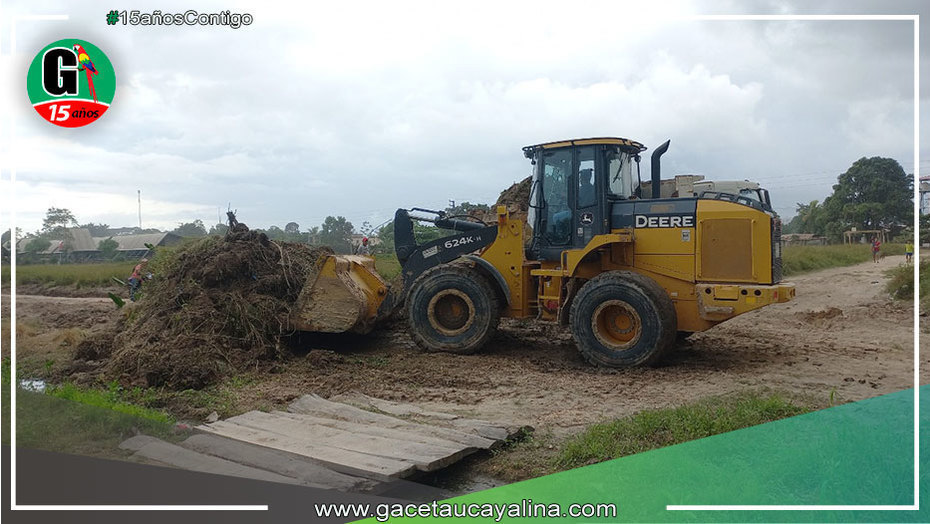 Municipalidad de Yarinacocha abre vía principal en Asociación Mario Martínez