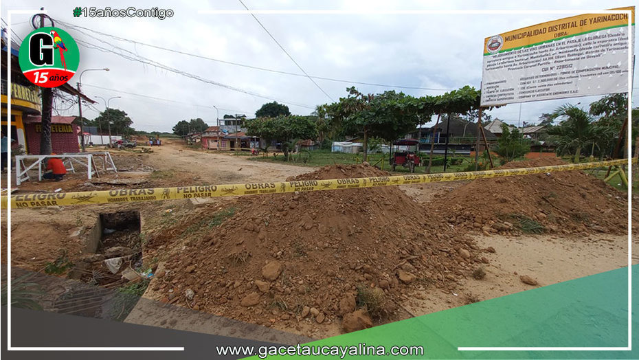 Municipalidad de Yarinacocha vigila obra en A.H. Ulises Reátegui