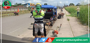 Limpian Carretera Federico Basadre del km 5 al km 15