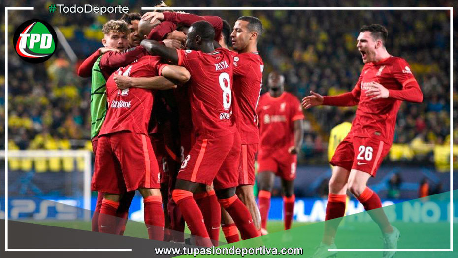 Liverpool venció 3-2 a Villarreal y es finalista de Champions League