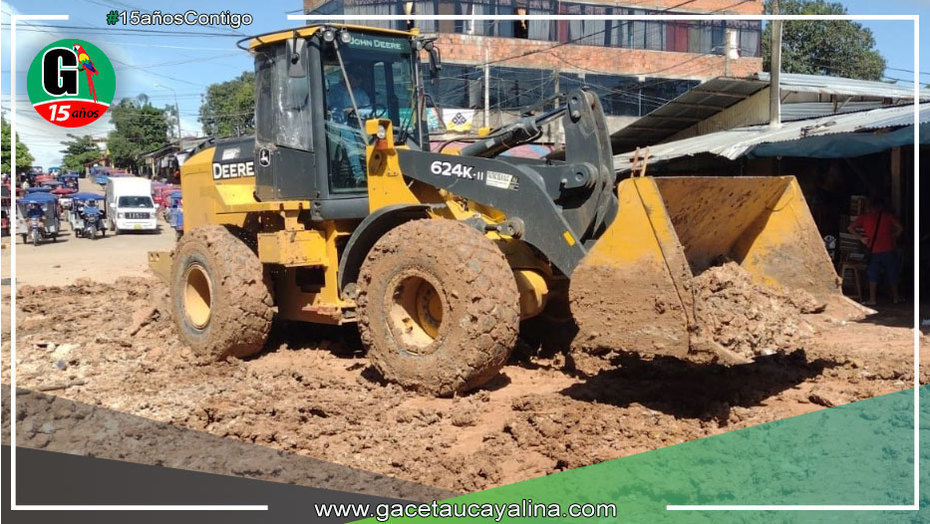 Obras en bulevar de Yarinacocha siguen su curso