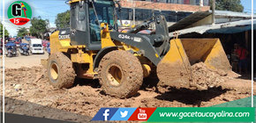 Obras en bulevar de Yarinacocha siguen su curso