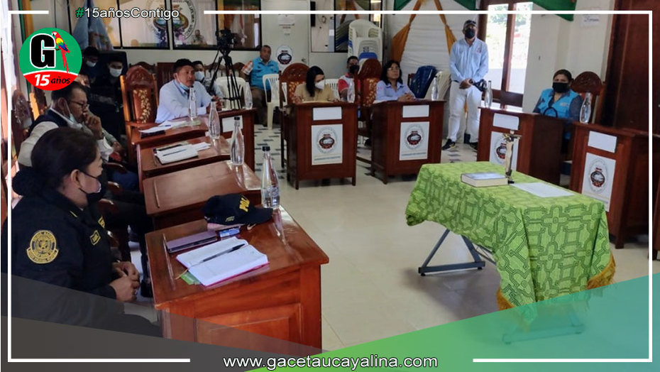 En Yarinacocha se reúne CODISEC para planificar acciones por Fiestas de San Juan