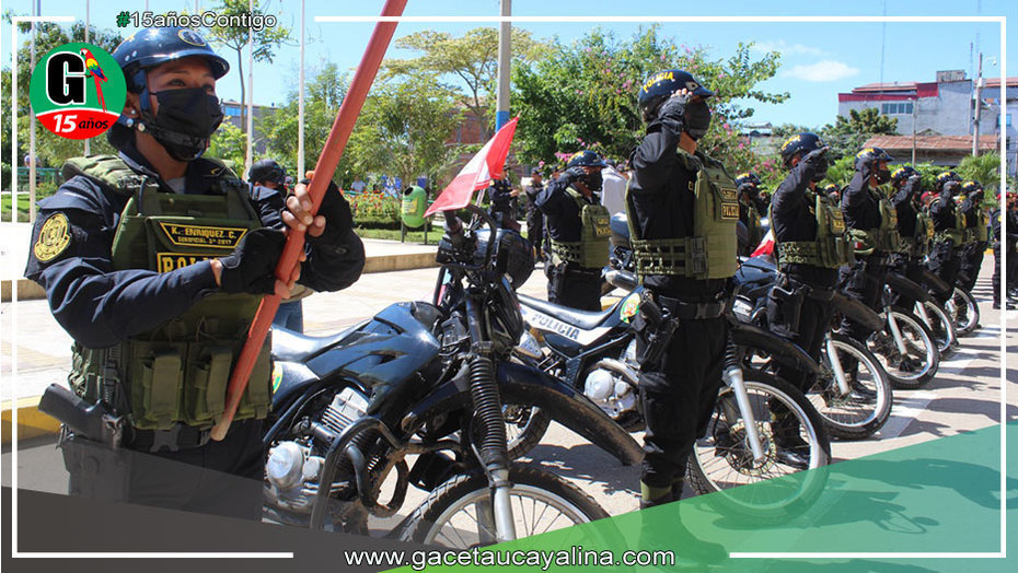 Motocicletas policiales repotenciadas salen a patrullar las calles de Pucallpa