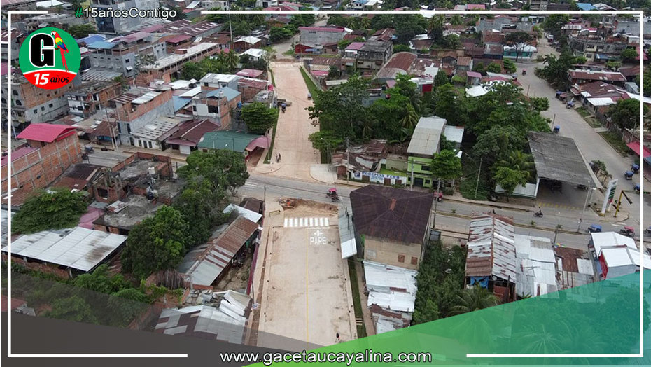Inauguran pavimentación del Jr. Alfonso Ugarte en el casco urbano de Pucallpa