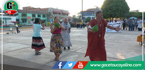 El CIAM de Yarinacocha organiza actividades en la Plaza Principal  con adultos mayores