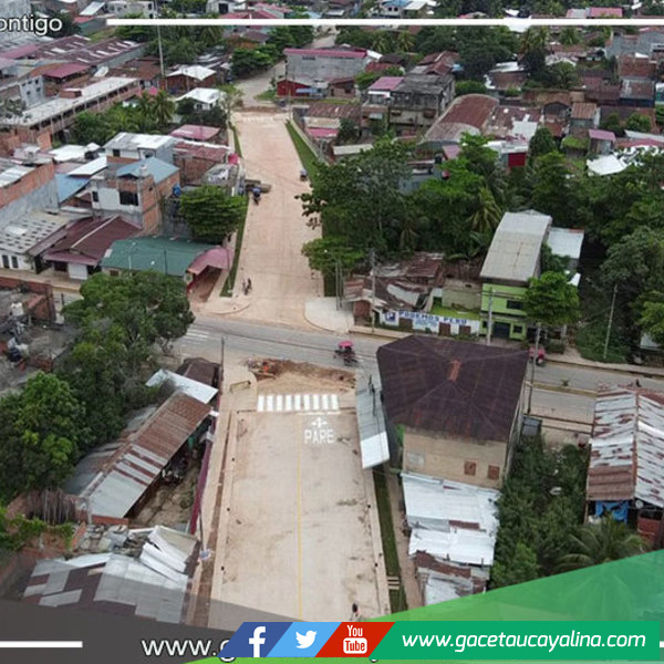 Inauguran pavimentación del Jr. Alfonso Ugarte en el casco urbano de Pucallpa 
