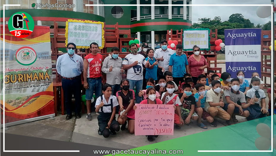 Instituciones Educativas del distrito de Curimaná cuentan con nuevos equipos mobiliarios