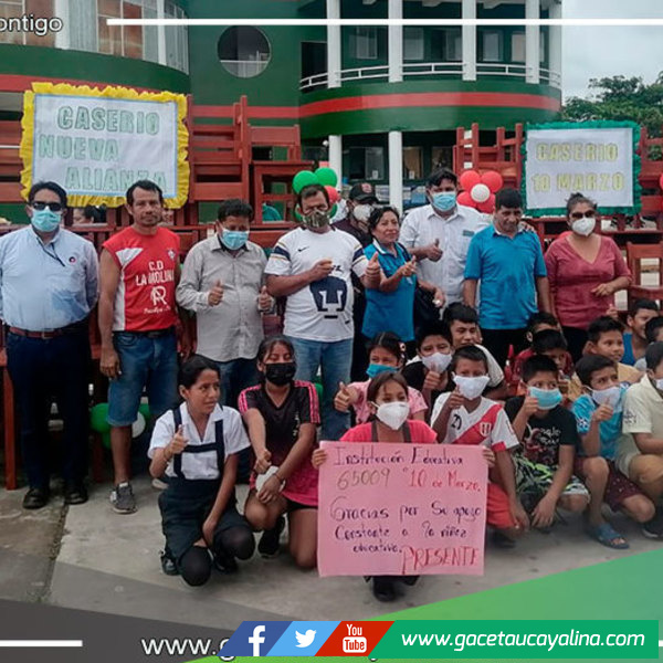 Instituciones Educativas del distrito de  Curimaná cuentan con nuevos equipos mobiliarios