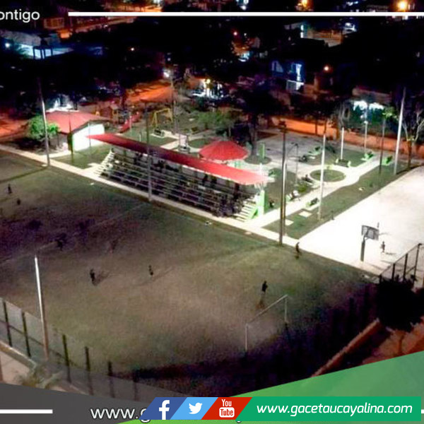 Inauguran moderna infraestructura del Parque Otorongo en A.H. 9 de octubre 