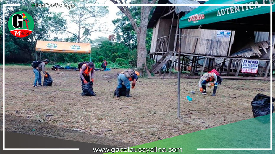Municipalidad realiza acciones rápidas después de Fiestas de San Juan en Yarinacocha