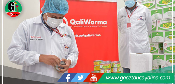 Conservas de pescado del servicio alimentario de Qali Warma contribuyen a que escolares estén atentos en clases