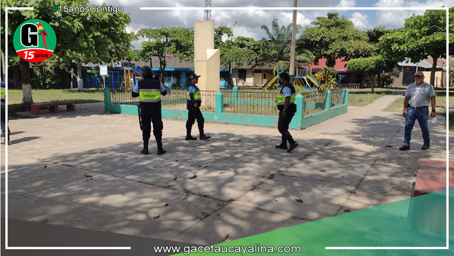 Parques de Yarinacocha son constantemente vigilados por Serenazgo