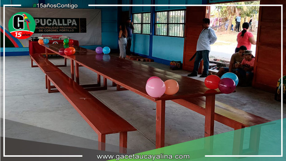Vecinos de C.N. Puerto Firmeza recibieron mobiliario para implementar local comunal