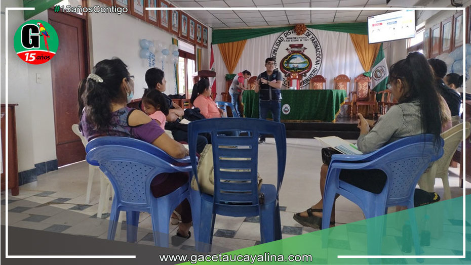 Capacitación a actores sociales de Meta 4 en Yarinacocha