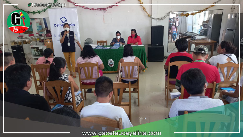 Osinergmin realiza charla a personas con discapacidad visual en Yarinacocha