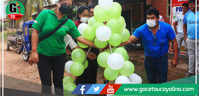 Devida y la municipalidad distrital de Neshuya inician mantenimiento de 16.7 Km. de camino vecinal