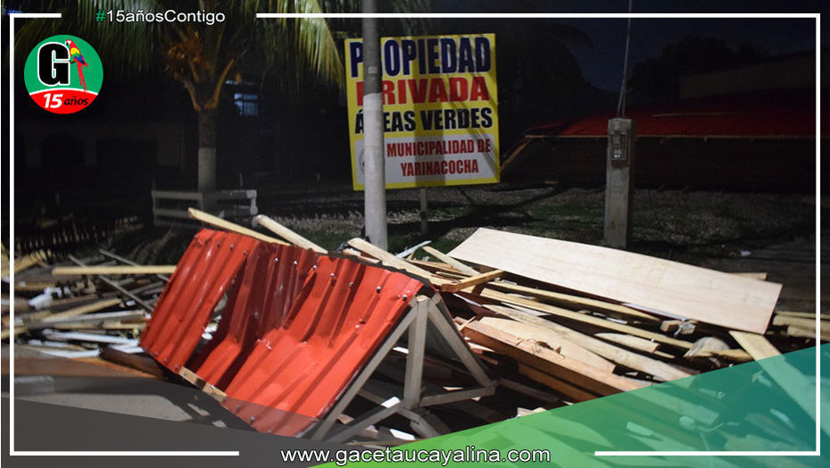 Realizan actos vandálicos en propiedad privada en Yarinacocha