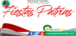 Empresa Ocho Sur saluda a todo el Perú y en especial a los ucayalinos en estas Fiestas Patrias