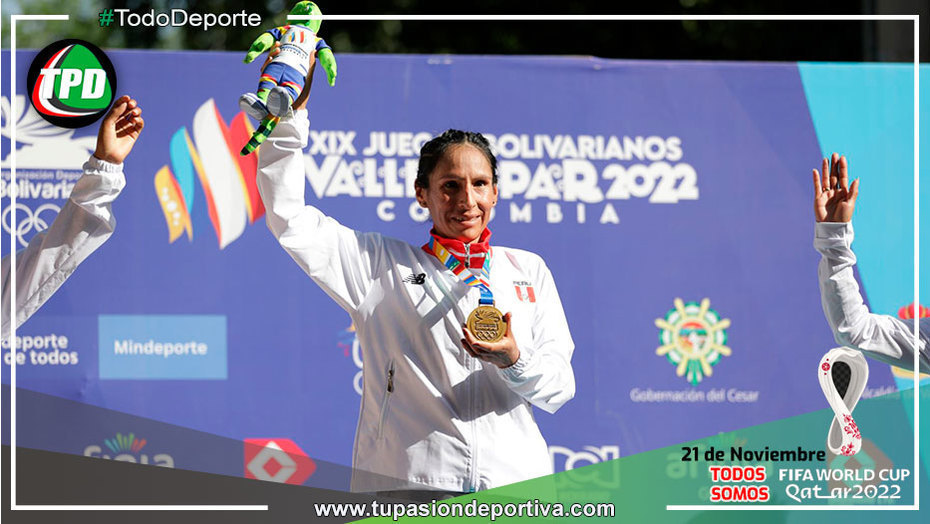 Gladys Tejeda ganó medalla de oro en los Juegos Bolivarianos Valledupar 2022