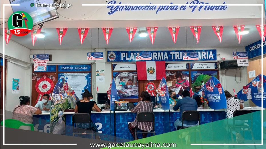 Campaña de beneficios tributarios en la Municipalidad de Yarinacocha