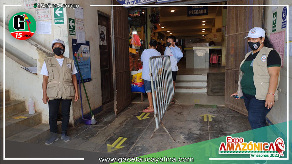 Municipalidad de Yarinacocha evita propagación del Covid-19 en Mercado Modelo