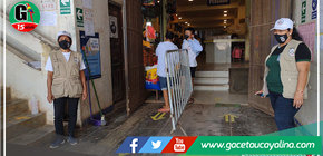 Municipalidad de Yarinacocha evita propagación del Covid-19 en Mercado Modelo