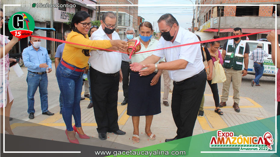 Pavimentación de Av. Bellavista fue inaugurada por alcalde Segundo Pérez Collazos