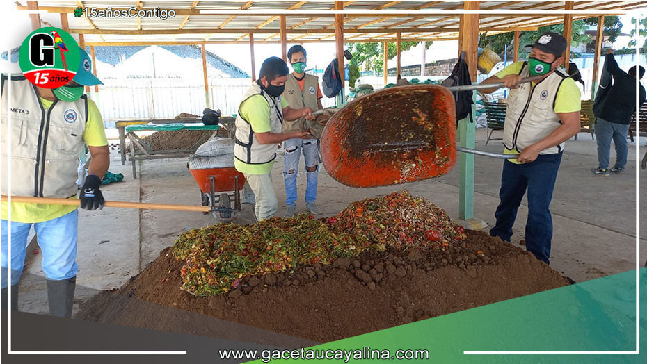 En Yarinacocha se produce más de 60 toneladas de abono al mes