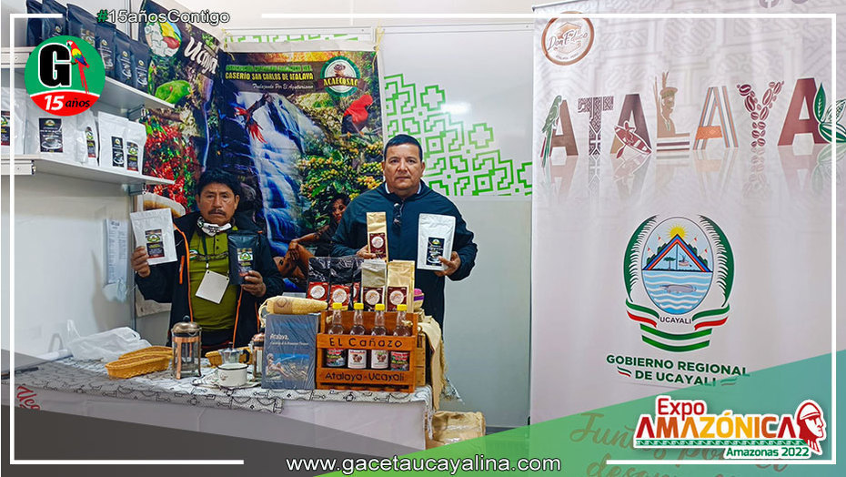 Oventeni está presente con el Café de Atalaya en chachapoyas para cautivar en la Expo Amazónica 2022