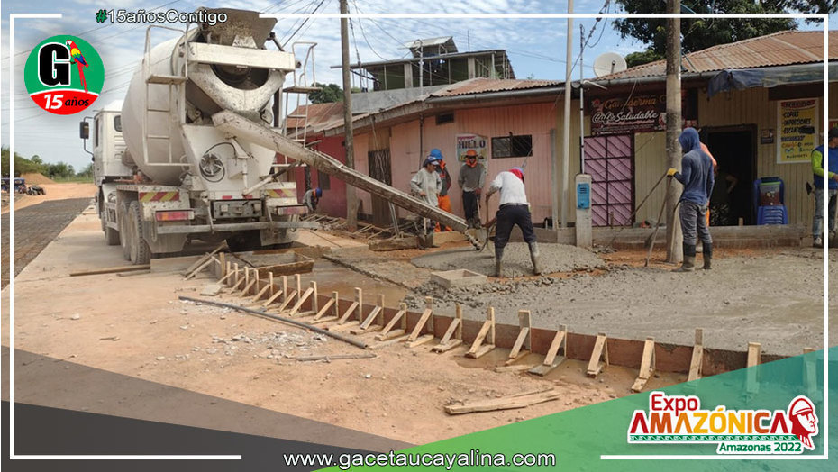 Pavimentación en A.H. Ulises Reátegui en Yarinacocha