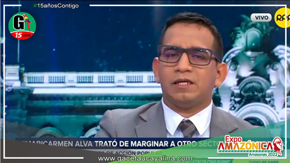 Congresista Elvis vergara dijo que María del Carmen Alva trató de marginar a un sector de la bancada de Acción Popular