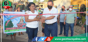 Entregan puentes monumentales en AA.HH. 10 de marzo y Sagrado Corazón de Jesús