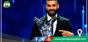 Designan a Karim Benzema como jugador UEFA del año 
